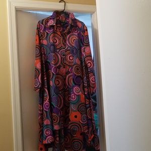 Colorful Shirt Dress